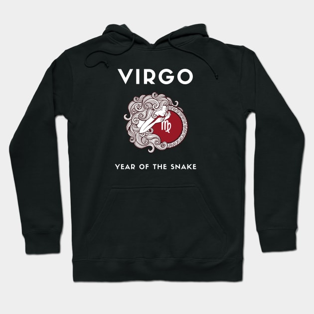 VIRGO / Year of the SNAKE Hoodie by KadyMageInk